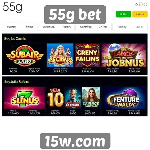Avaliação das opções de jogos disponíveis na plataforma 55g bet