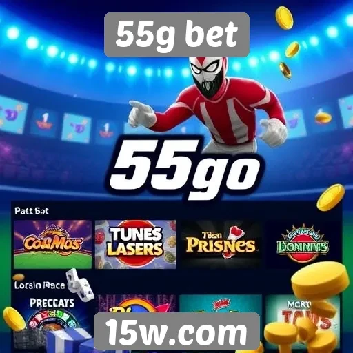 Variedades de jogos disponíveis no 55g bet