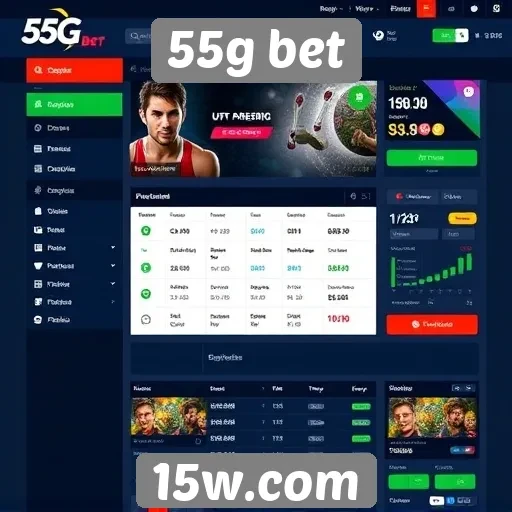 Análise da interface do usuário do 55g bet